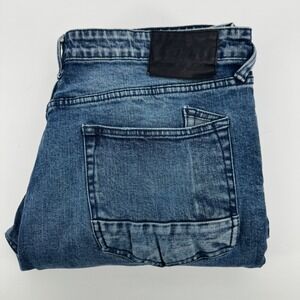 PRPS Mens Distressed Stretch Jeans 40x34 Blue LE SABRE Slim Tapered Fit